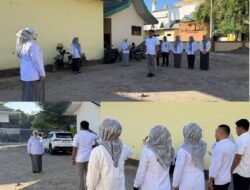 Gelar Apel Pagi, Kepala Kantor Kemenhaj Takalar Tekankan Disiplin dan Persiapan Pendataan Jemaah Haji