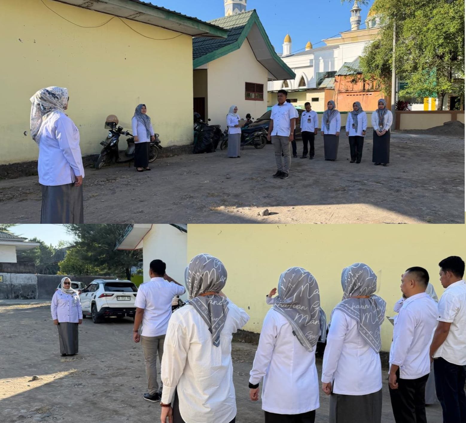 Gelar Apel Pagi, Kepala Kantor Kemenhaj Takalar Tekankan Disiplin dan Persiapan Pendataan Jemaah Haji