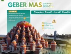 Kemenag Gelar Gerakan Bersih-Bersih Masjid, Sasar 4.003 Titik 