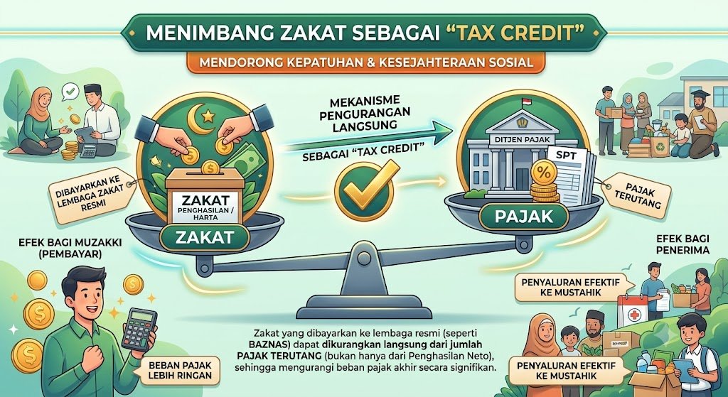 Menimbang Zakat sebagai “Tax Credit”