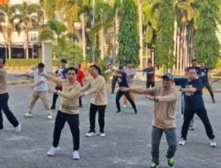 Kemenhaj Sulsel Gelar Senam dan Pemeriksaan Kesehatan, Perkuat Kebugaran dan Kebersamaan Pegawai