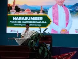 Kakan Kemenhaj Pangkep Hadiri Tausiyah Gurutta Prof. Dr. KH. Nasaruddin Umar di PT Semen Tonasa